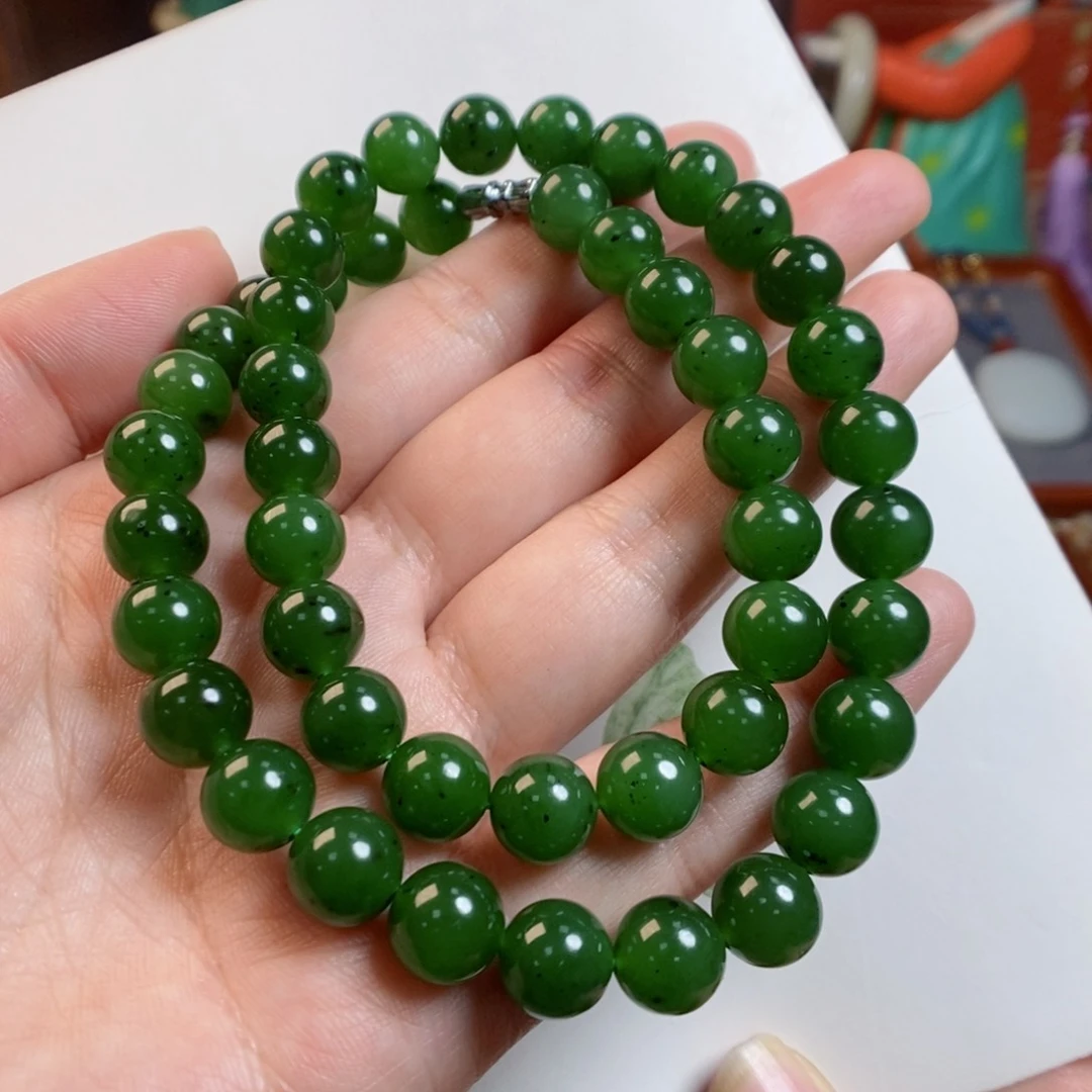 和田玉手链未镶嵌7号矿