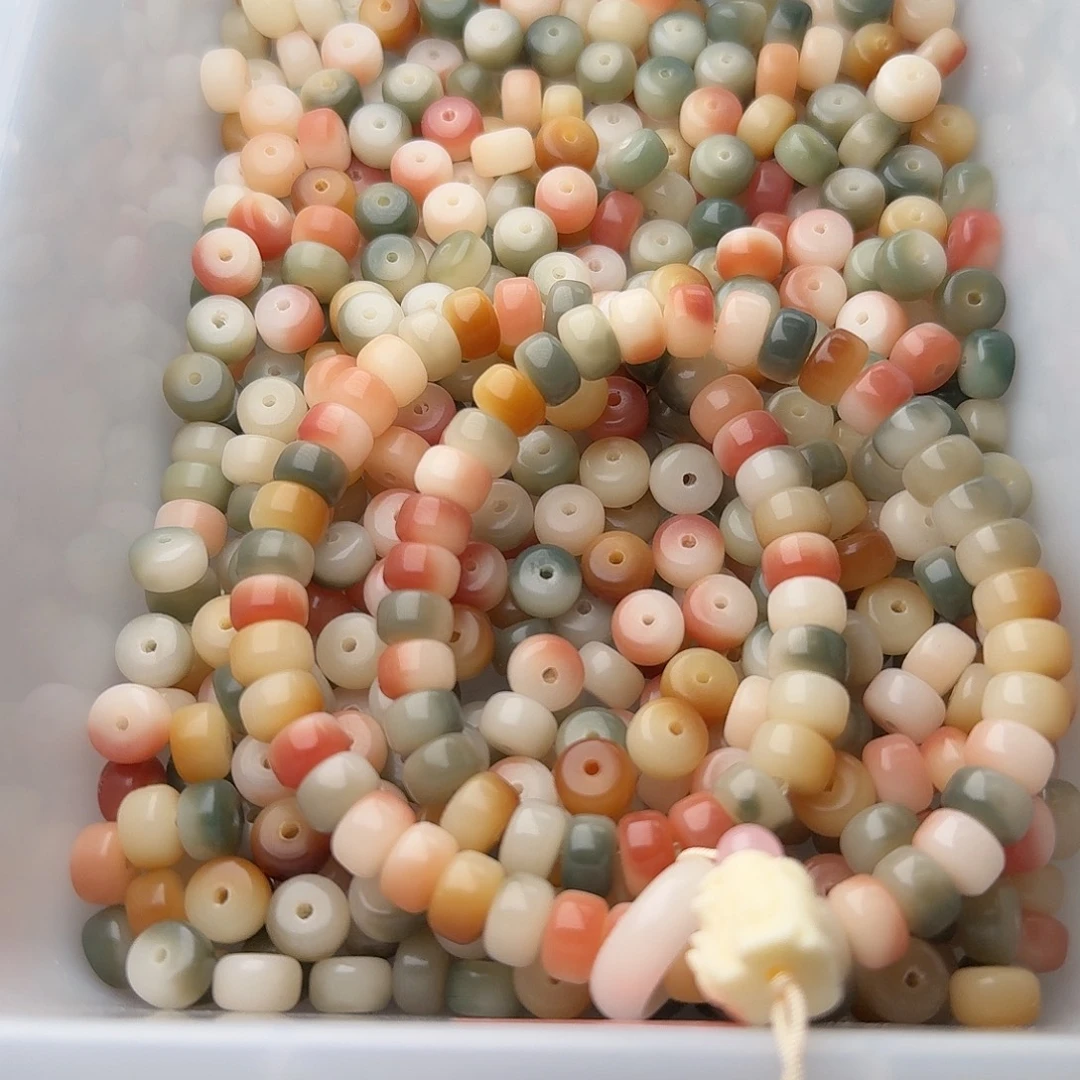 吊坠菩提根/象牙果50颗多宝飘花药片9