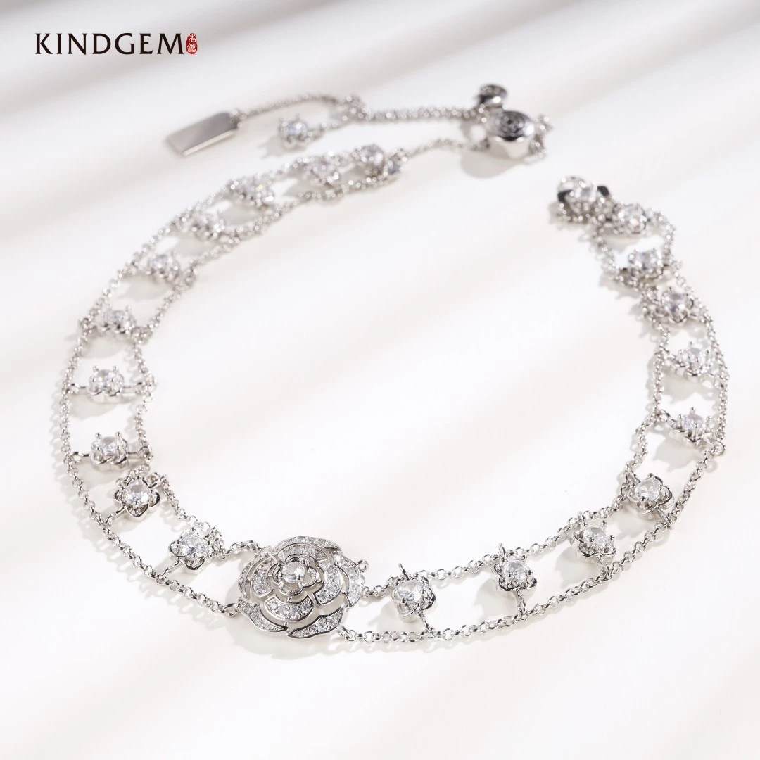 铜合金合成锆石项链 BR31XAJC-06764百搭时尚简约轻项链