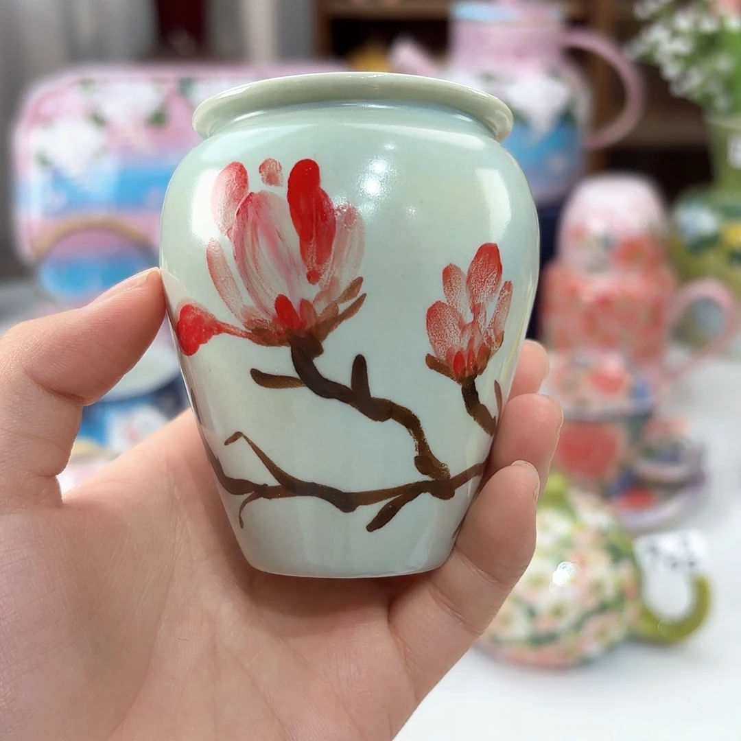 景德镇手绘高温釉下彩陶瓷茶具