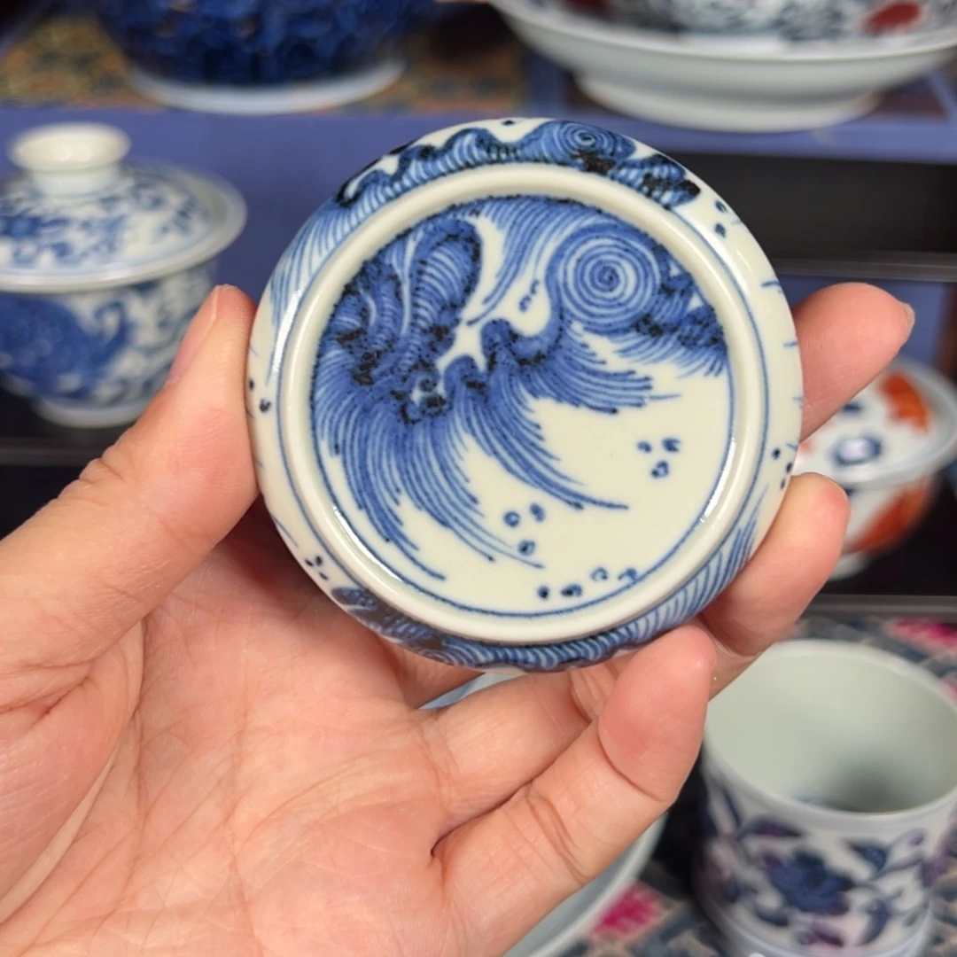 含真藏古海浪盖置