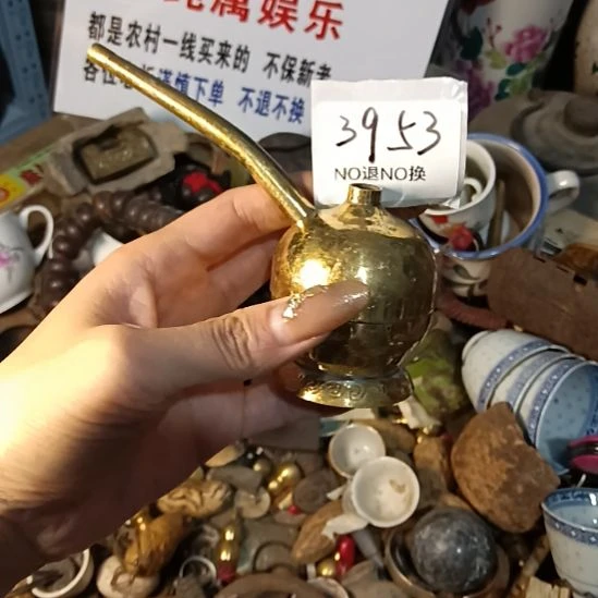 黑***地瓷片3953号工艺品