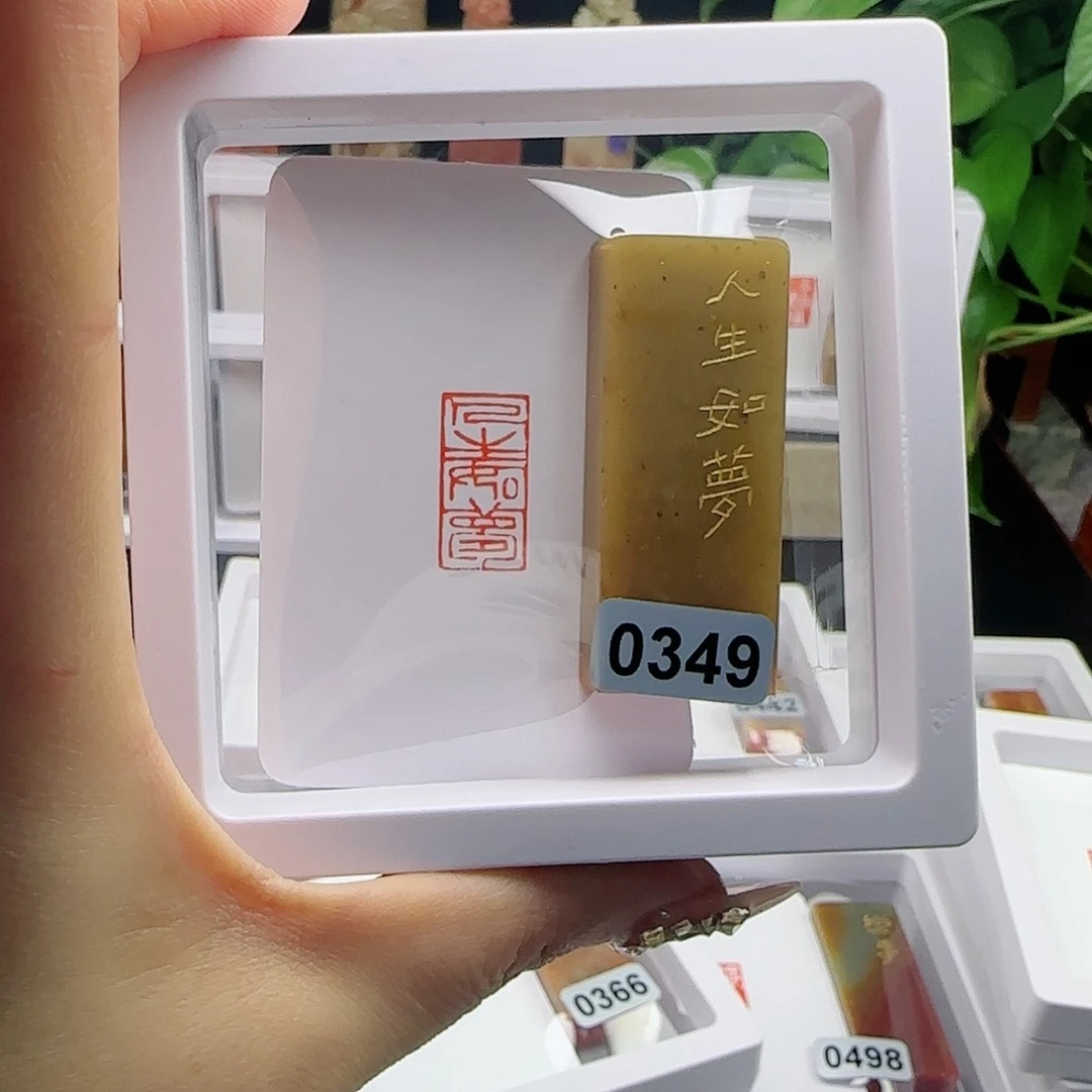 寿山石印石S****头人生如梦1×2