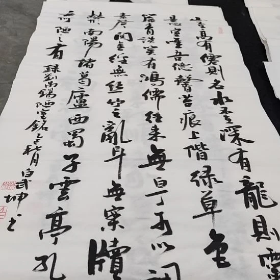 翰墨白武坤老师作品一副