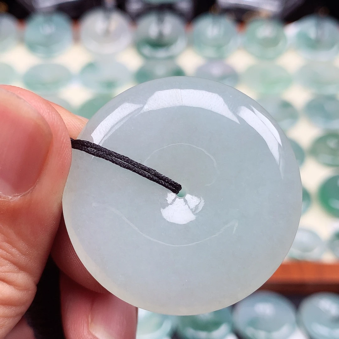 颈饰未镶嵌翡翠38.9-6.0mm