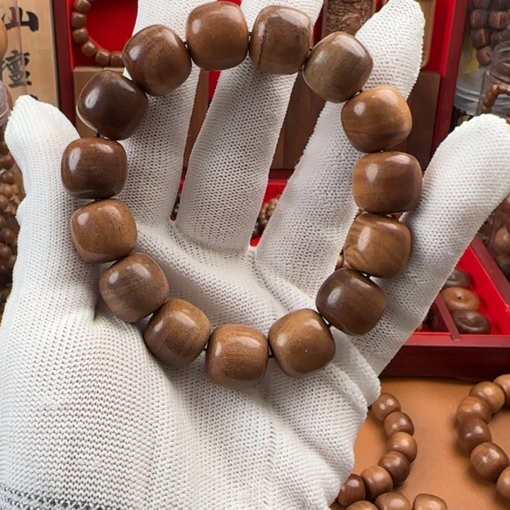 檀香木1516老型 桶珠 瑕疵