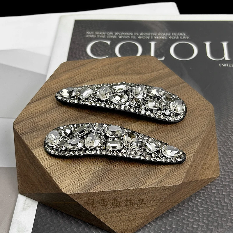 【LXX靓西西】343 气质水滴夹休闲风7厘米BB夹一对装