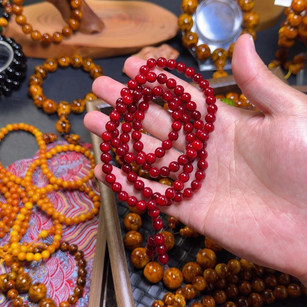 格***开松木琥珀木0.6红色108