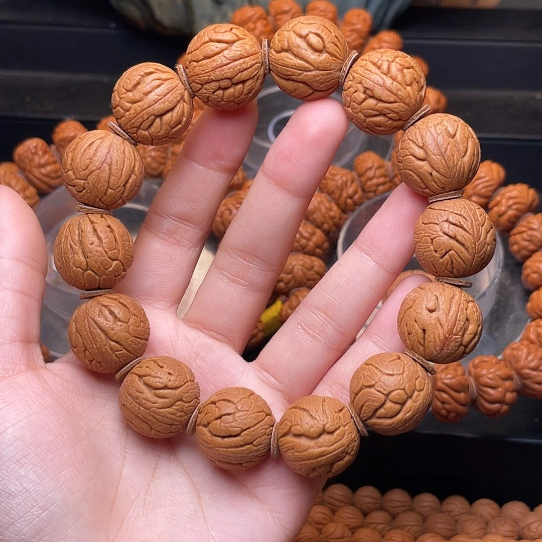 手串桃核精品金丝龙珠2.0