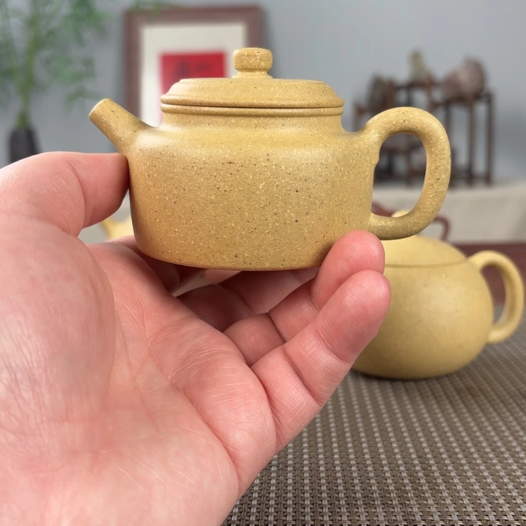 紫砂茶壶微瑕黄龙山原矿紫砂壶