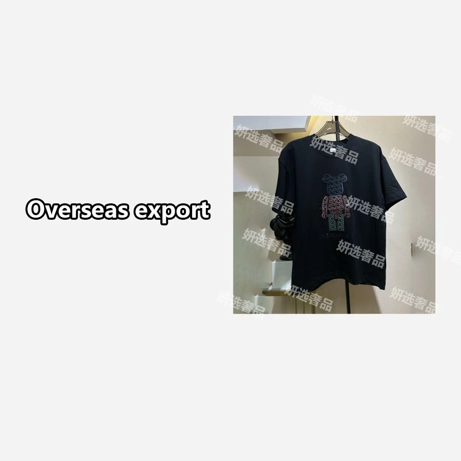 妍选欧洲站新品高级定制轻奢时尚短裤欧洲短袖-A011