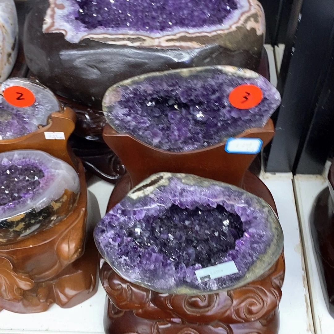 紫晶大型摆件（非配饰）未镶嵌莹