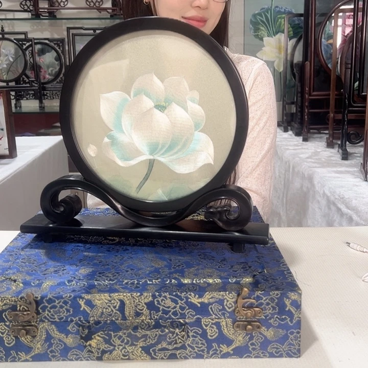 织绣苏绣摆台手工