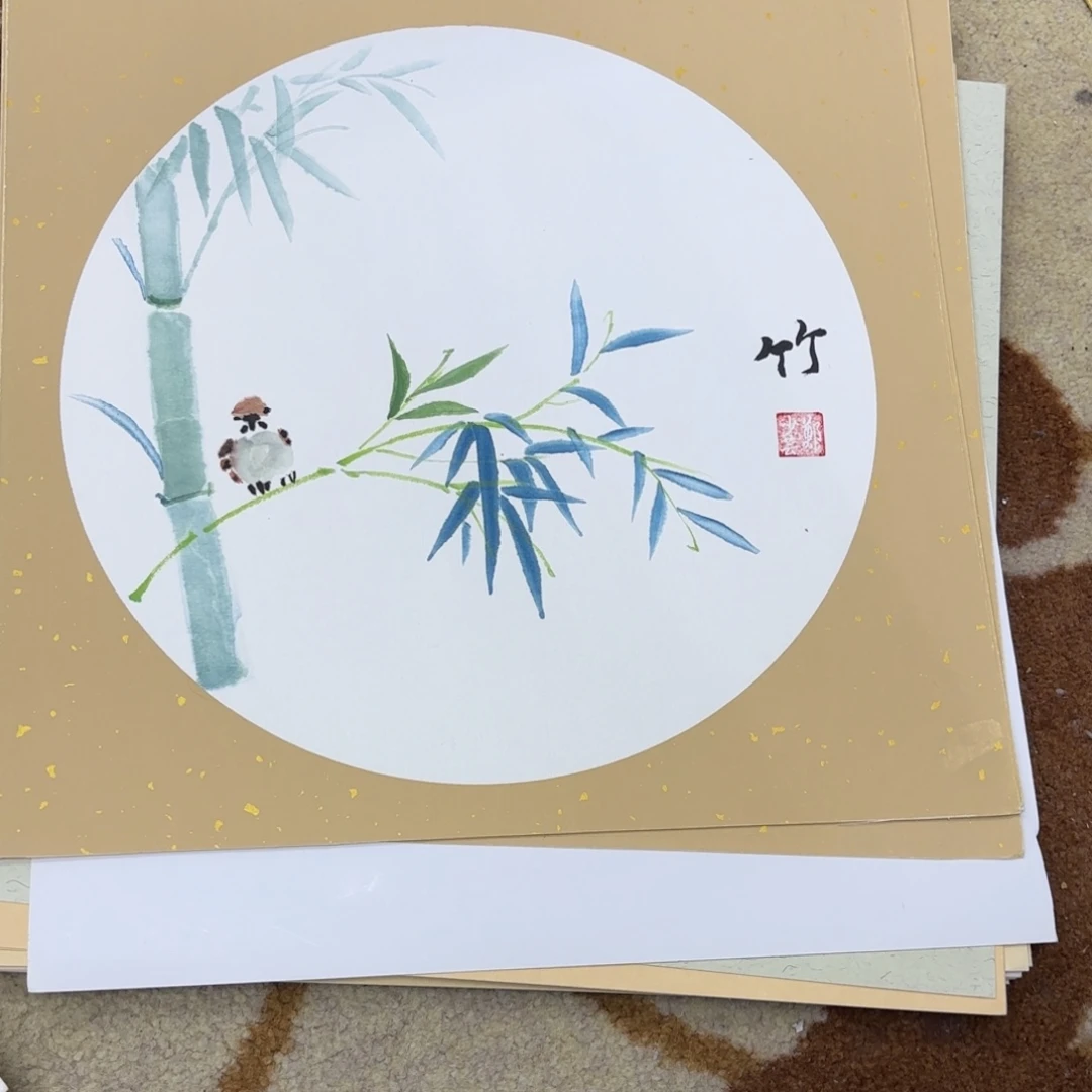 国画33-33卡纸作品艺