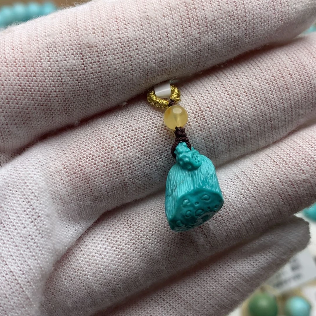 绿松石未镶嵌珠宝奇石10.4mm