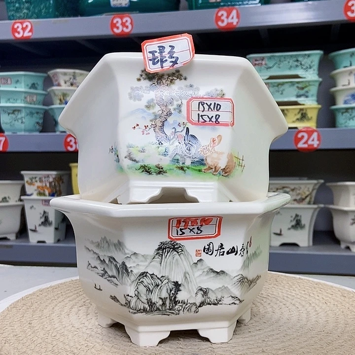 紫砂花瓶紫砂花盆
