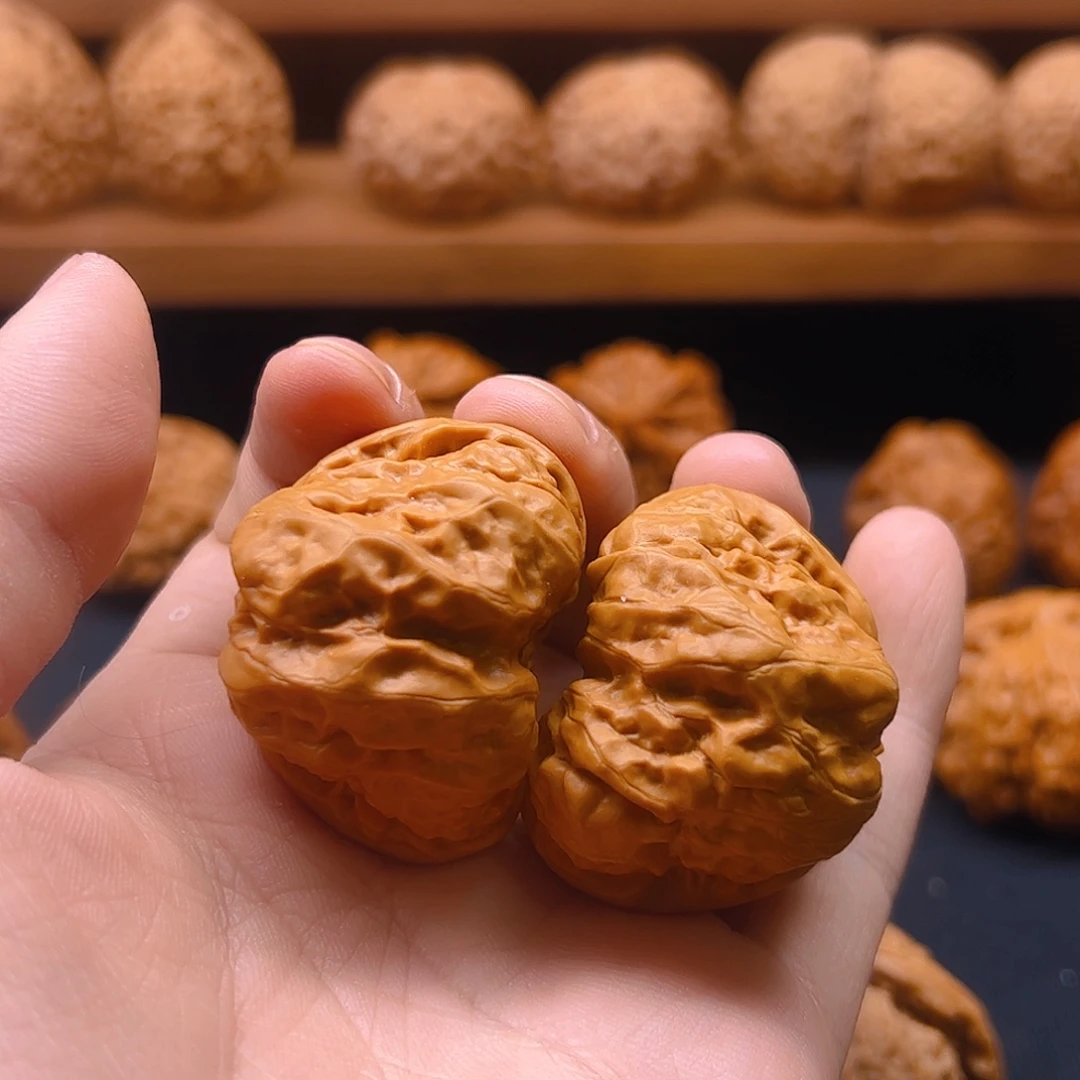 把件核桃四开三角蛙41