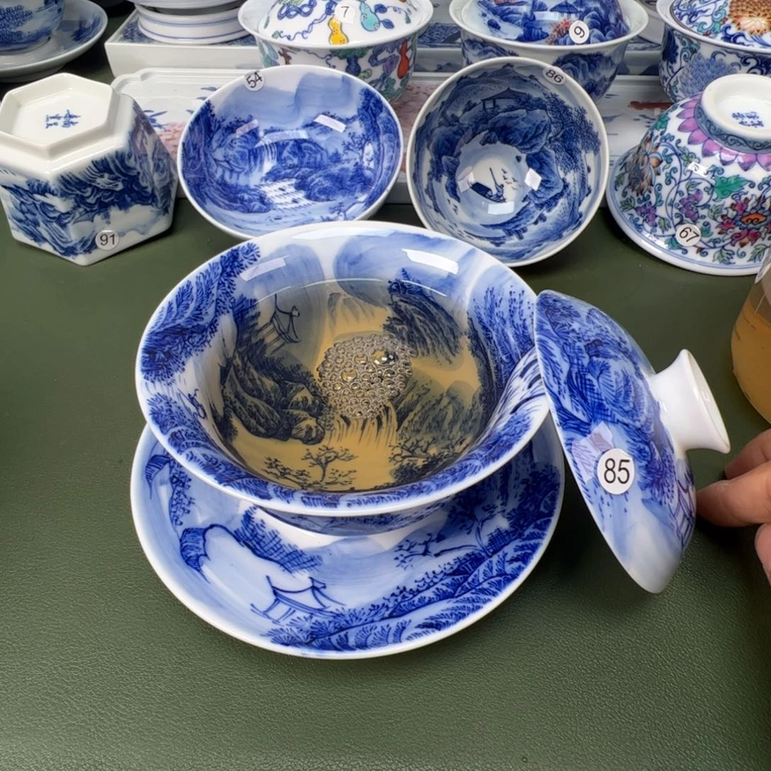 景德镇纯手工纯手绘茶具木木85