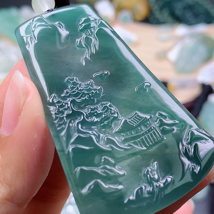 【闪购商品】翡翠颈饰未镶嵌翡翠吊坠