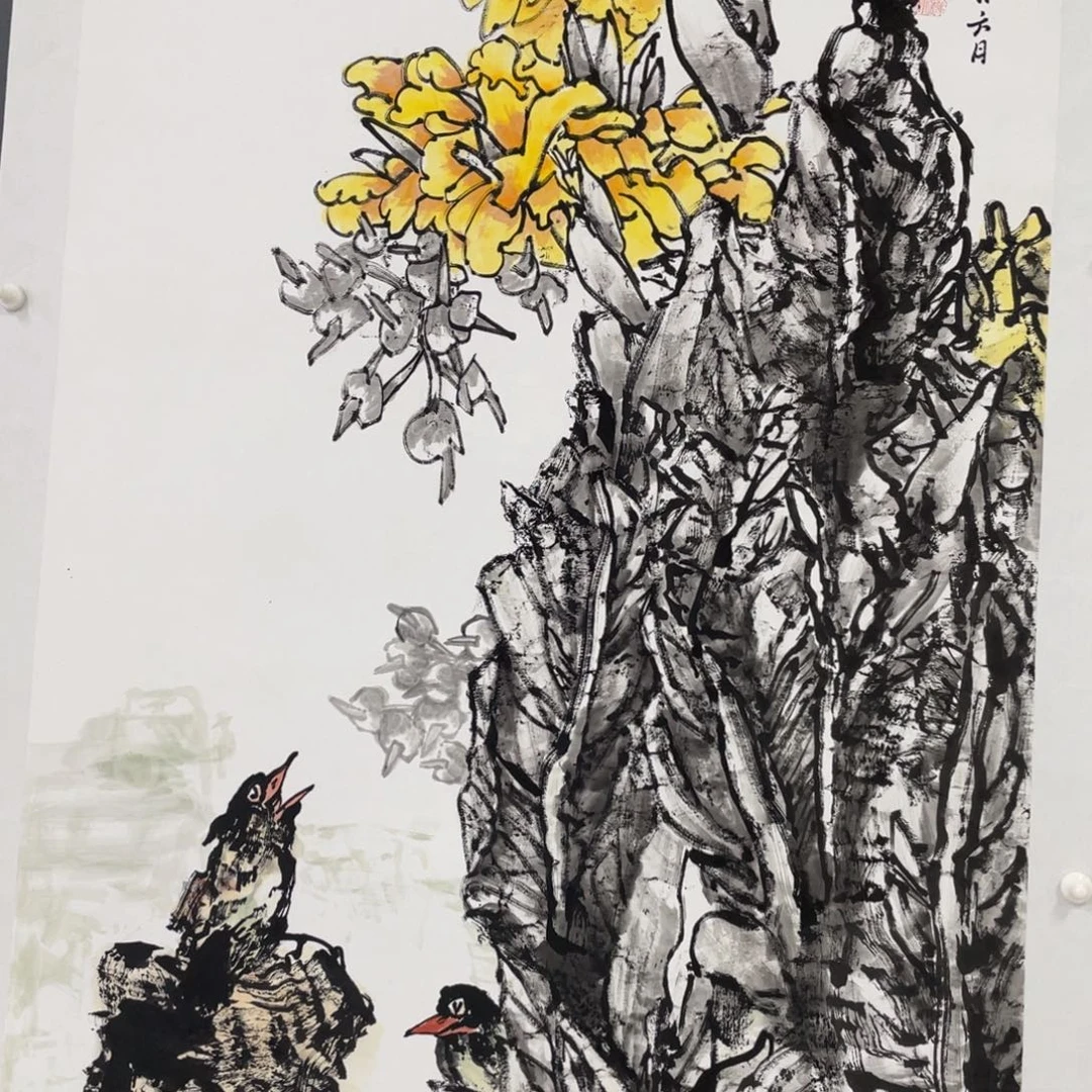 国画薛淑芬老师绘画