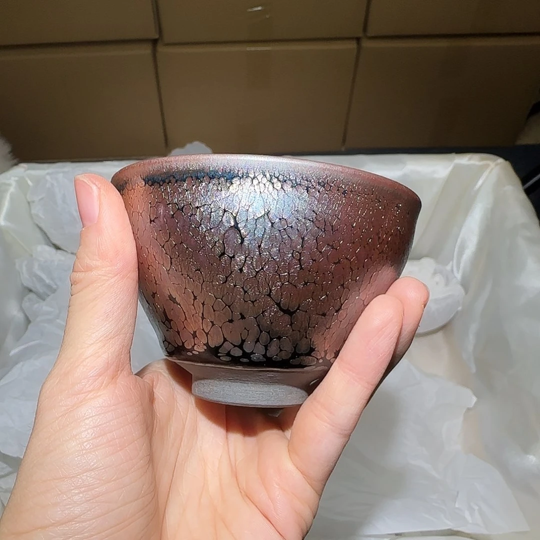 茶盏微瑕建盏，介意勿拍