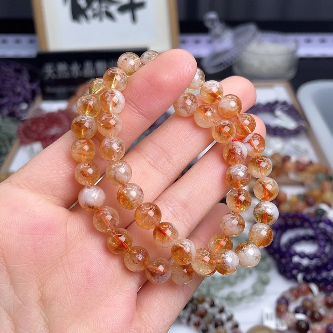 未镶嵌水晶手串天然