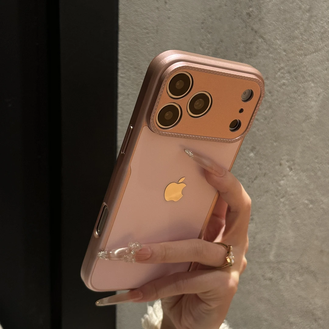 高级AG磨砂小蛮腰适用iPhone17pro手机壳苹果16promax全包15/14女