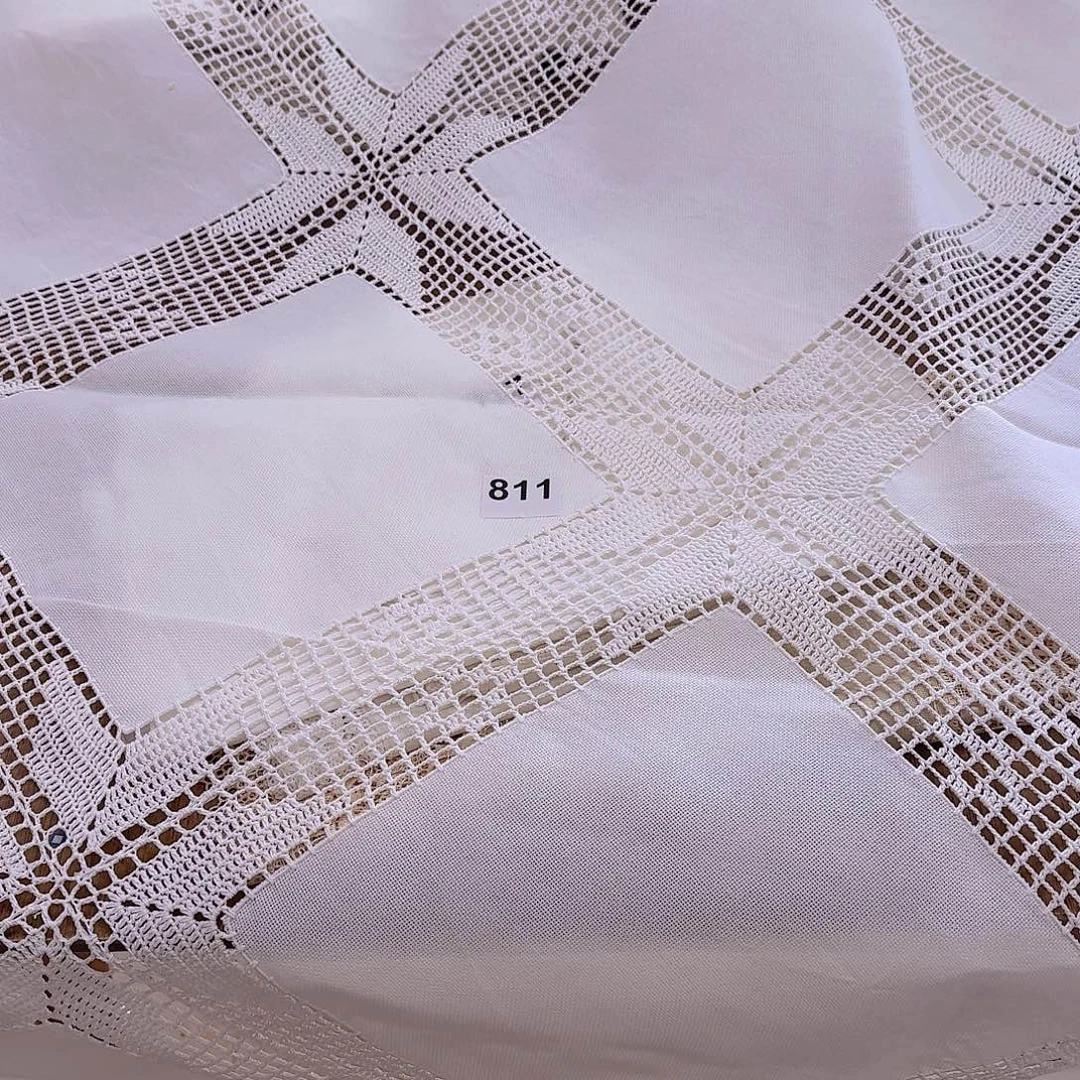 米***】棉麻手工钩针相拼1.7❌2.7桌布811号