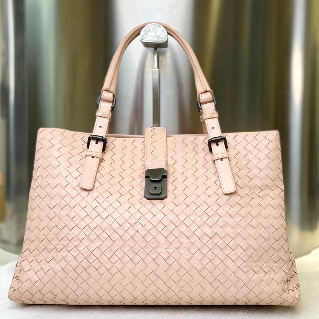 99新 BOTTEGA VENETA/葆蝶家 古有98新BV罗马编织单肩包6737