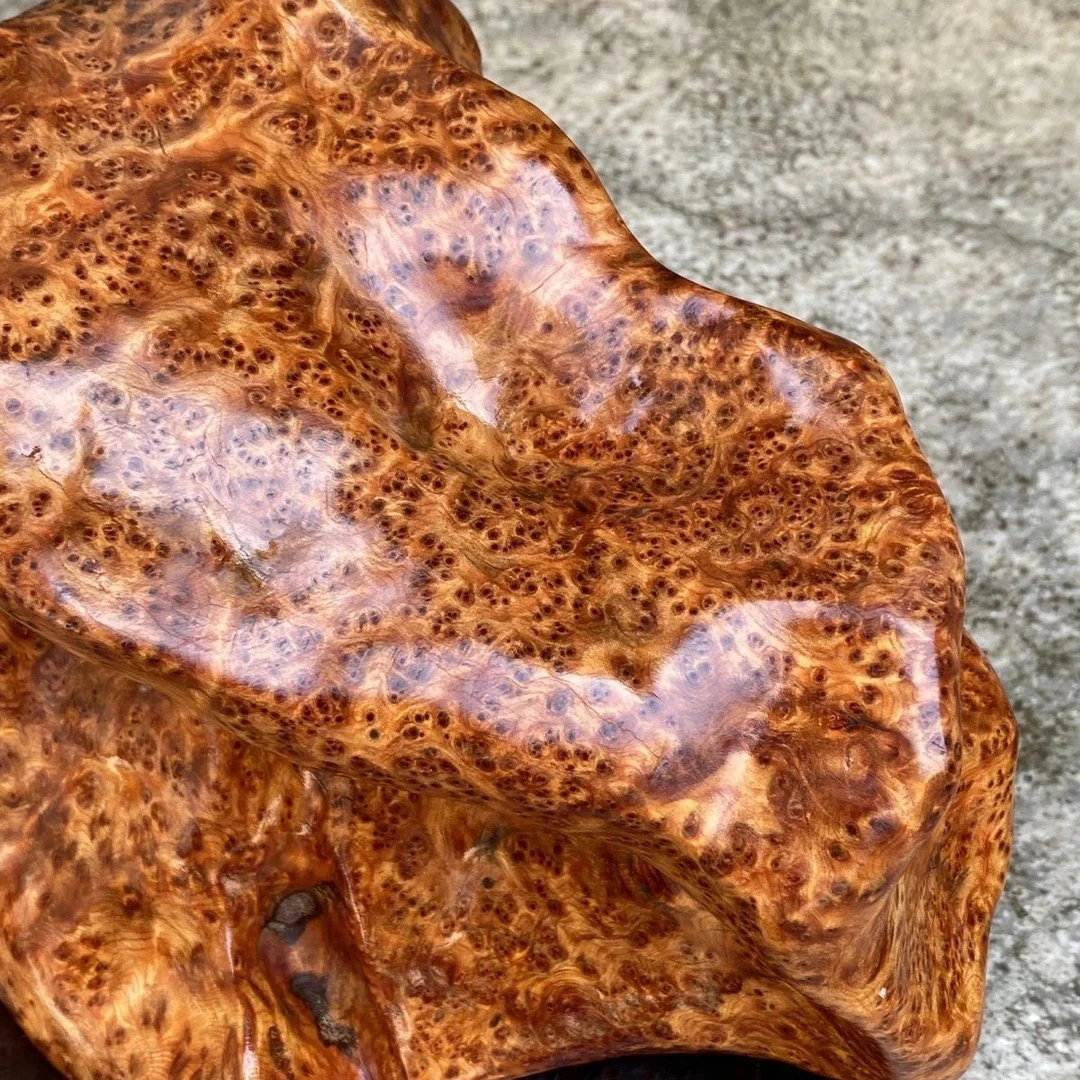 高端黄花梨定制对眼鬼脸蜘蛛留疤