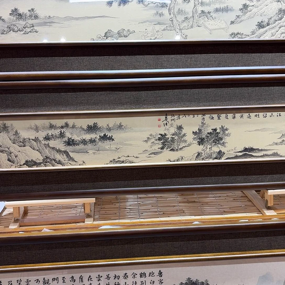 诚***家国画真人手绘作品