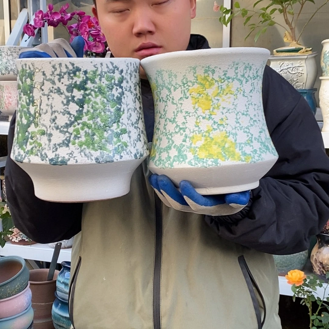 紫砂花盆口20高20高18高21福利