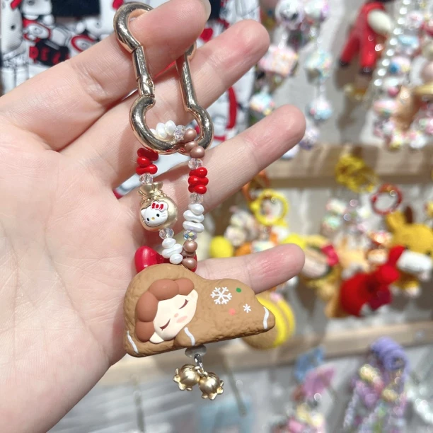 九妹diy原创 新年款书包挂件钥匙链手机链