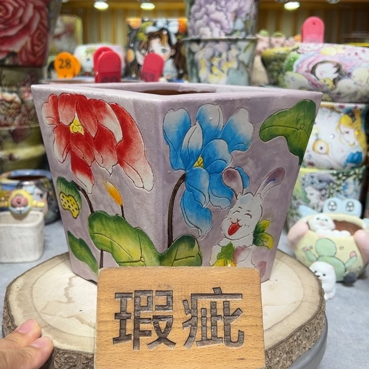 景德镇红陶精品手绘陶瓷