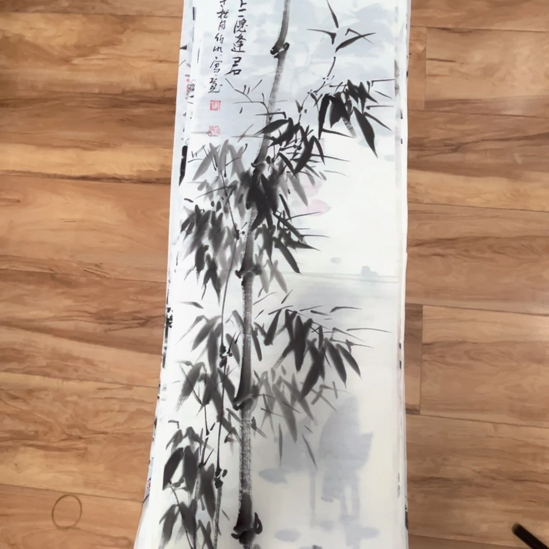 国画绘画作品多次参加