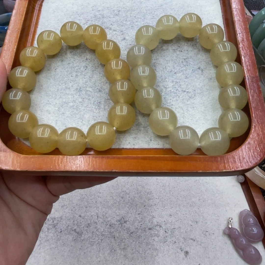 石英质玉圈口齐全未镶嵌