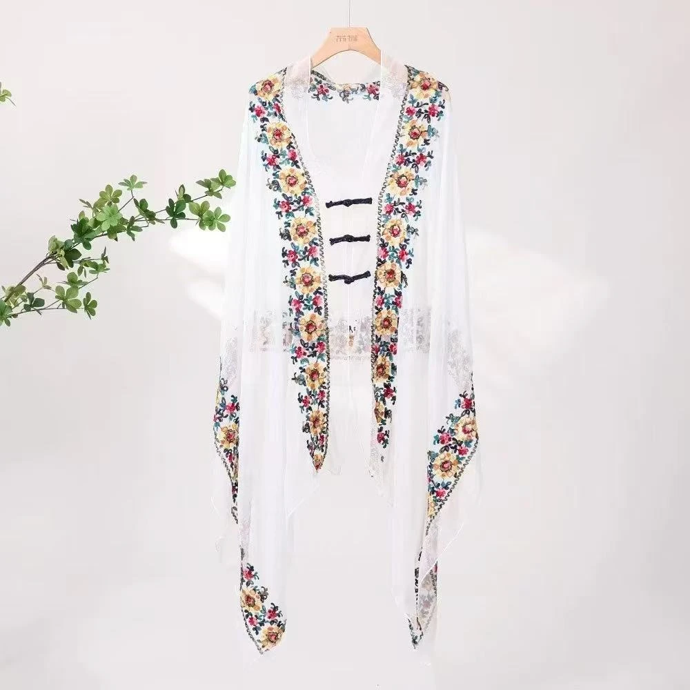 《温沁》新中式国风提花女士披肩