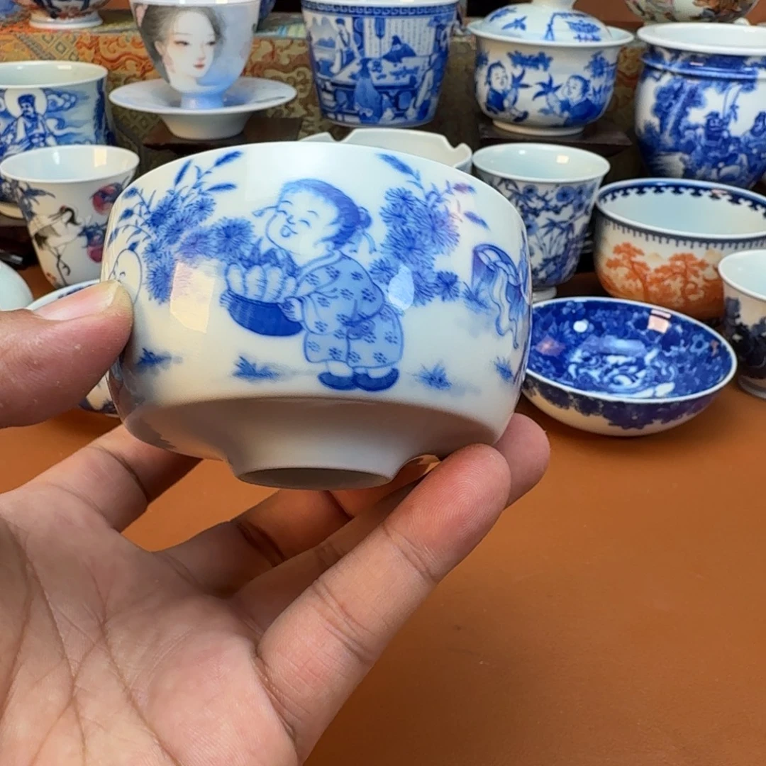 徐***7陶杯子景德镇全手工手绘陶瓷