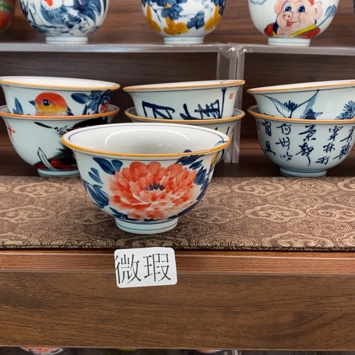釉下老陶泥手工绘制