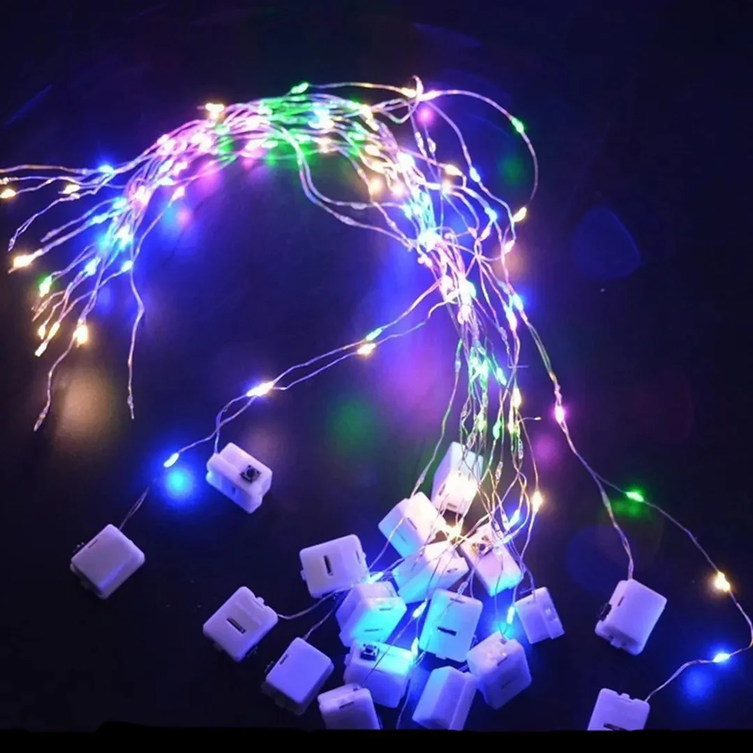 【迎春爱手工宠粉】灯串diy手工led灯线礼盒灯带气球网红花束装饰