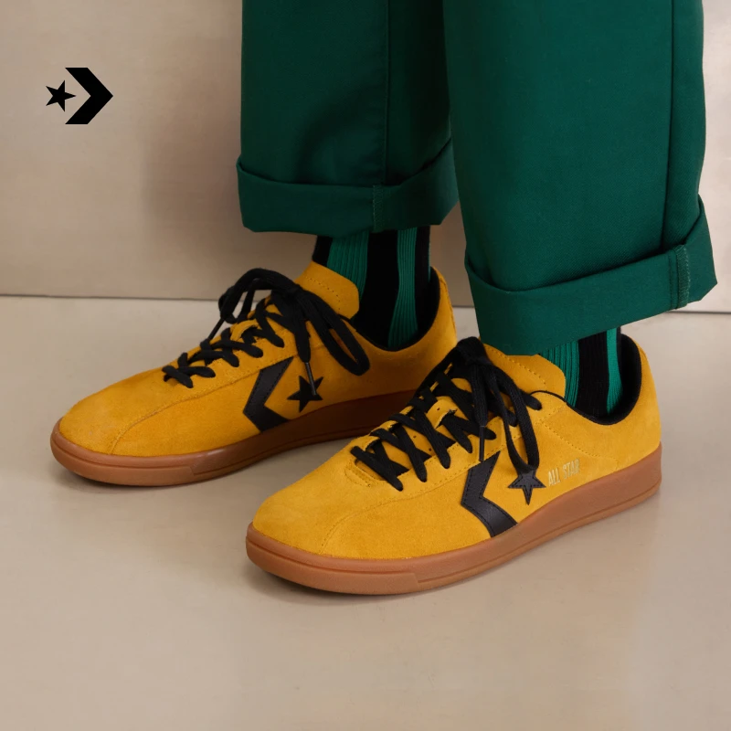 【金标德训】匡威ClassicTrainer流光风复古运动鞋复古黄 A15621C