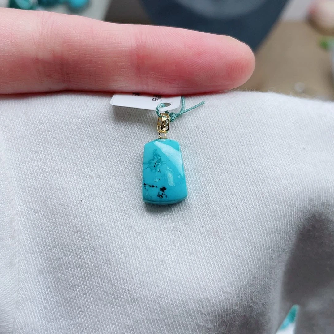 绿松石18K金镶嵌绿松石绿松石绿松石