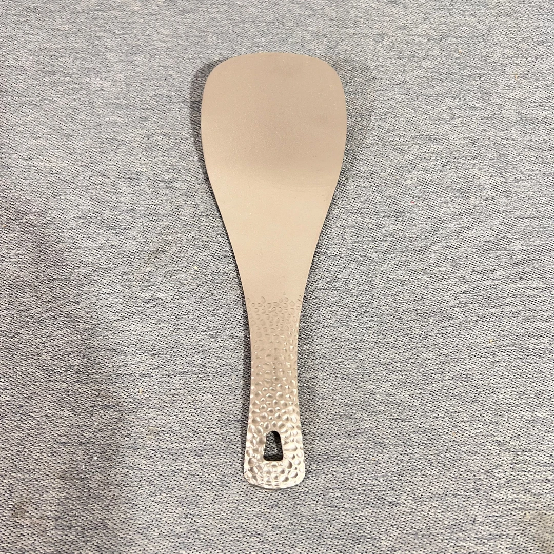 A20 纯钛 家用锤纹全柄饭铲盛饭勺米饭铲子 约长20CM