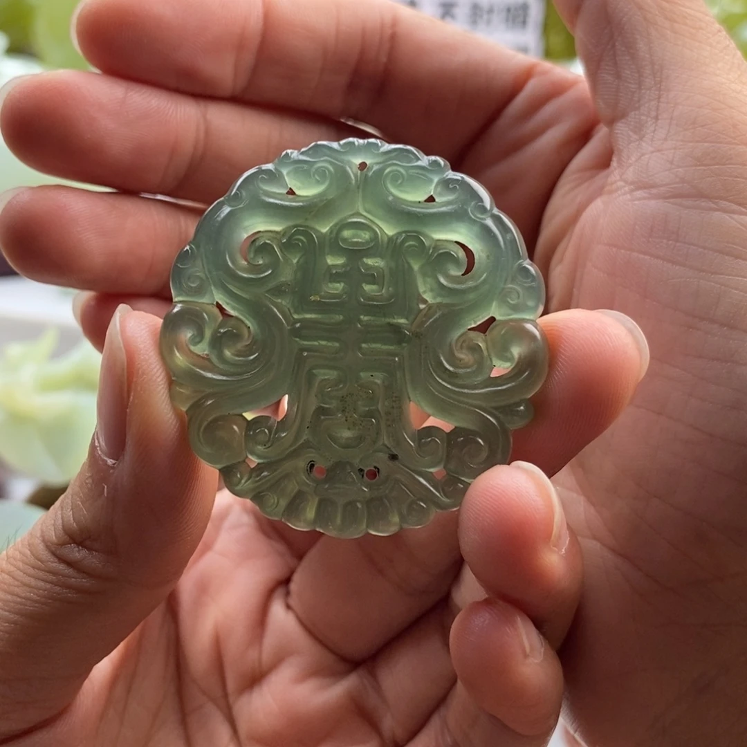 岫玉未镶嵌四大名玉挂件