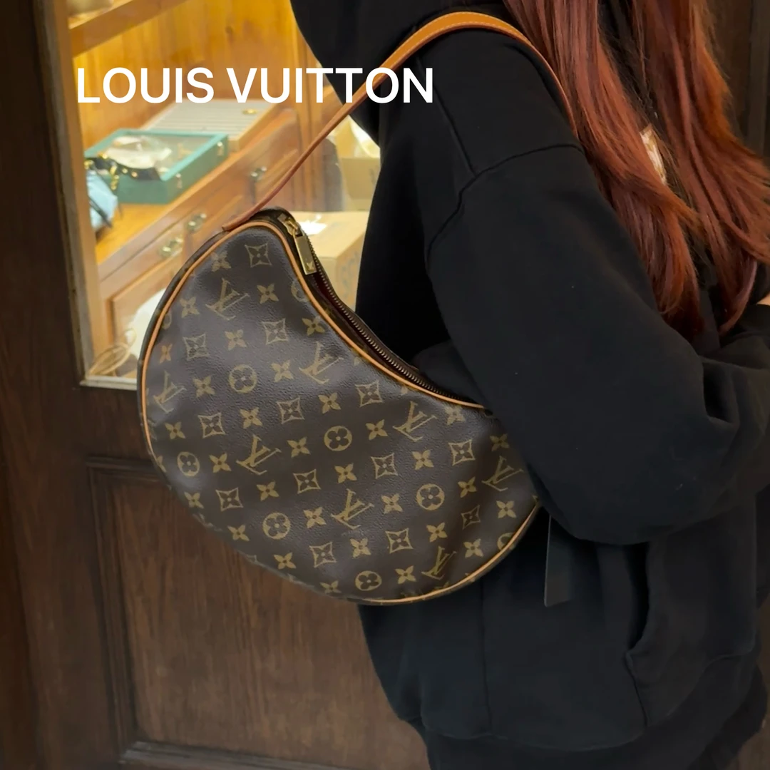 95新 LouisVuitton/路易威登 MSW300老花腋下豌豆/代卖服务