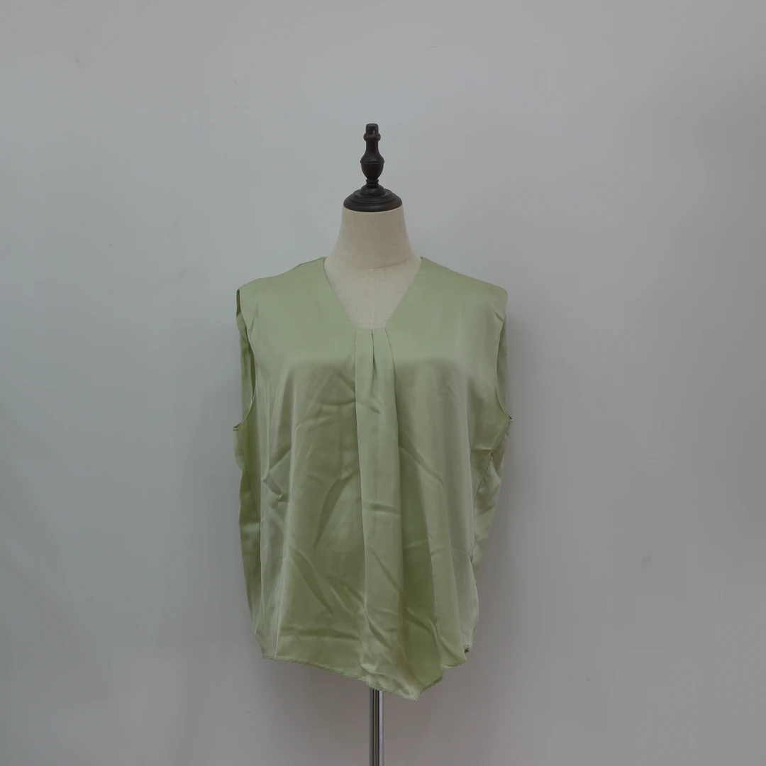 【飞扬小衫】衬衣时尚四季通用豹纹新中式无袖薄款