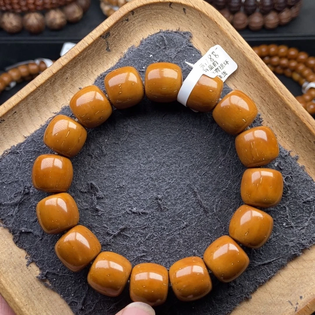 手串紫金鼠14mm近实心精品黄金甲老型