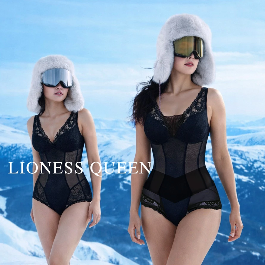 全罩杯立体杯性感收小肚腩连体塑身衣免穿文胸收腹提臀