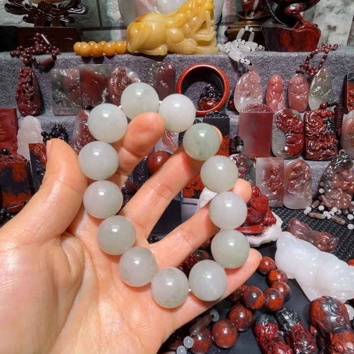 石英质玉手串未镶嵌宇*