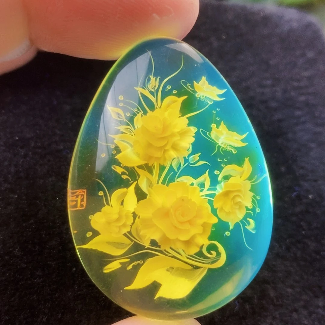 【闪购商品】金珀吊坠(不含链)未镶嵌